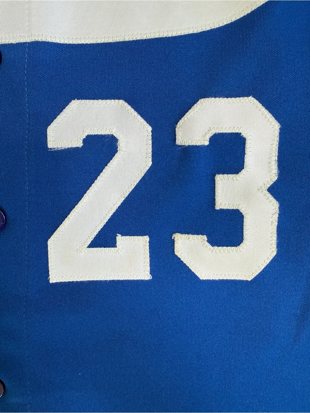 Vintage Kansas City Royals Custom Jersey USS Abraham Lincoln Patch Barnes #23 - Picture 10 of 12